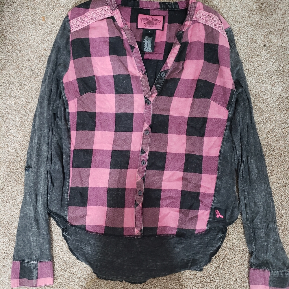 Breast Cancer Harley shirt